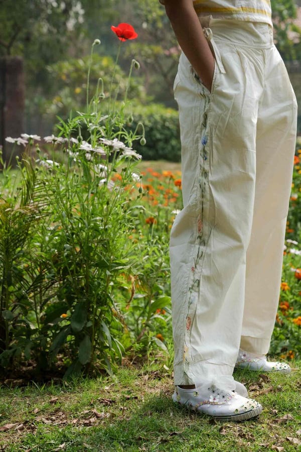 Ahmev — Suzzane Waist Tie-Up Pants