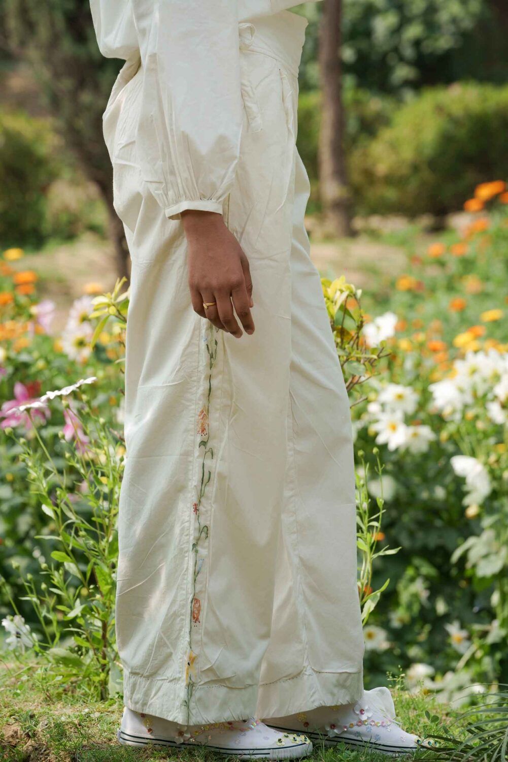 Suzzane Waist Tie-Up Pants - image 3