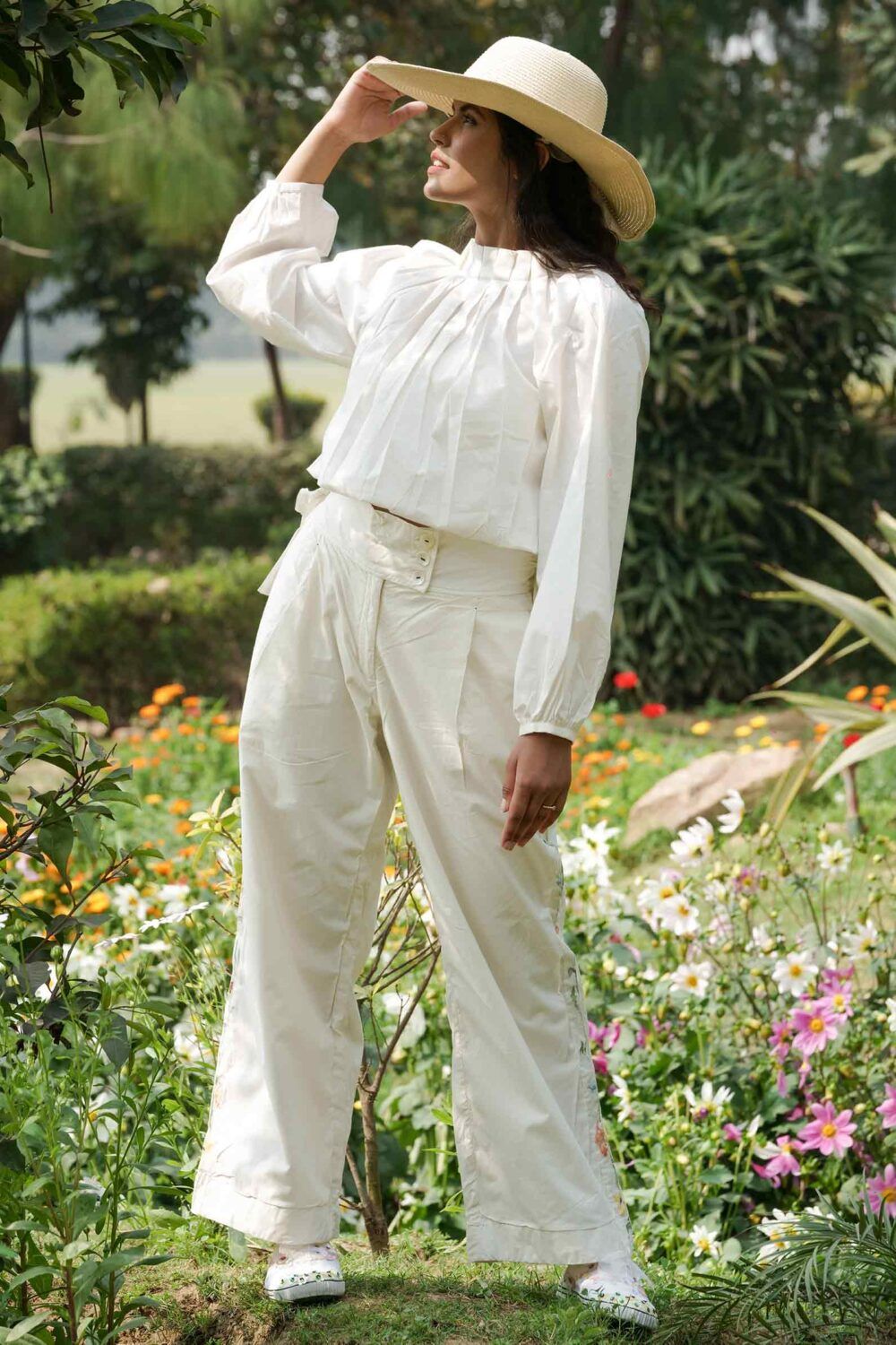 Suzzane Waist Tie-Up Pants - image 5
