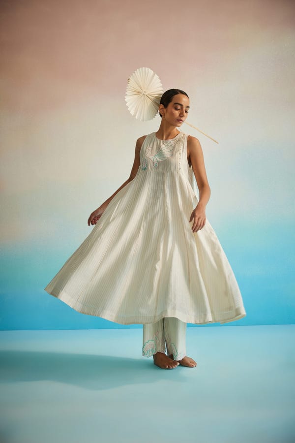 Ahmev — Utsuroi Halter Dress Set