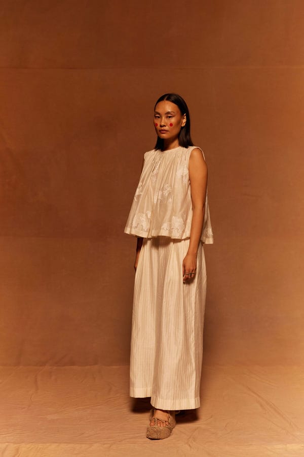 Ahmev — Heion Ruching Top