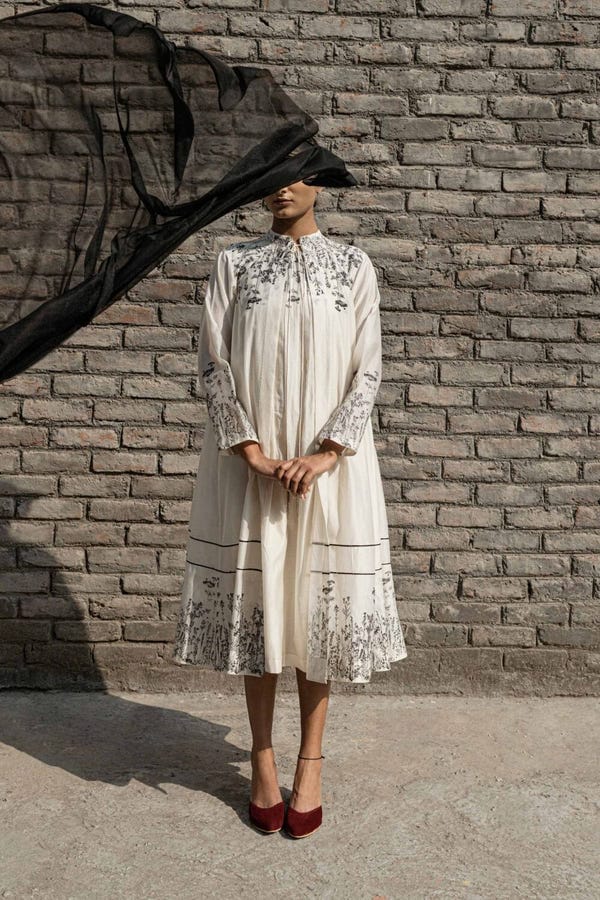 Ahmev — Leihani Raglan Sleeve Overlay