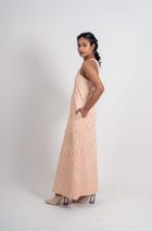 Striped Textured Halter Dress view 6