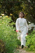 Penelope Pleated Placket Kurta view 1