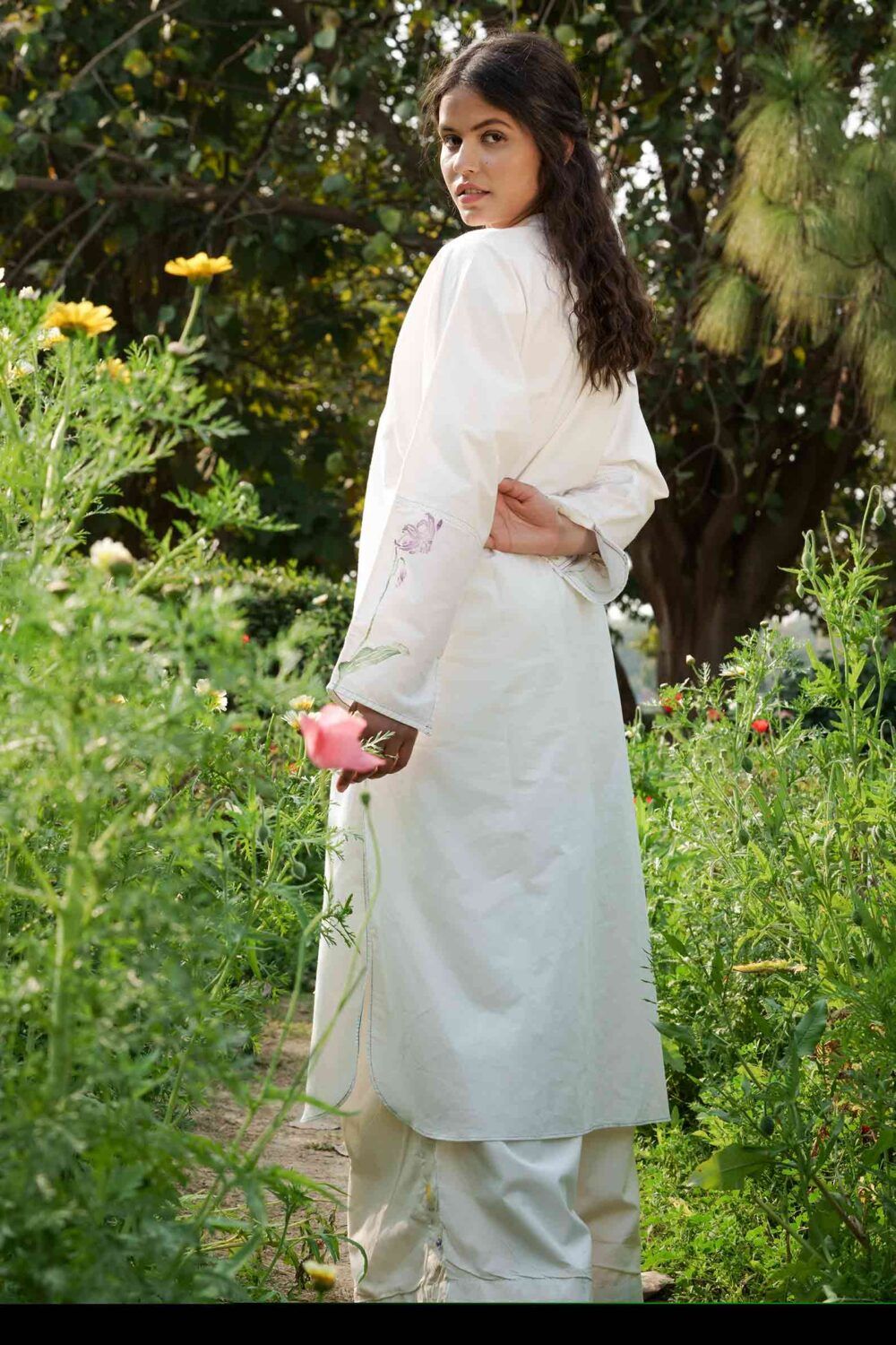 Penelope Pleated Placket Kurta - image 4