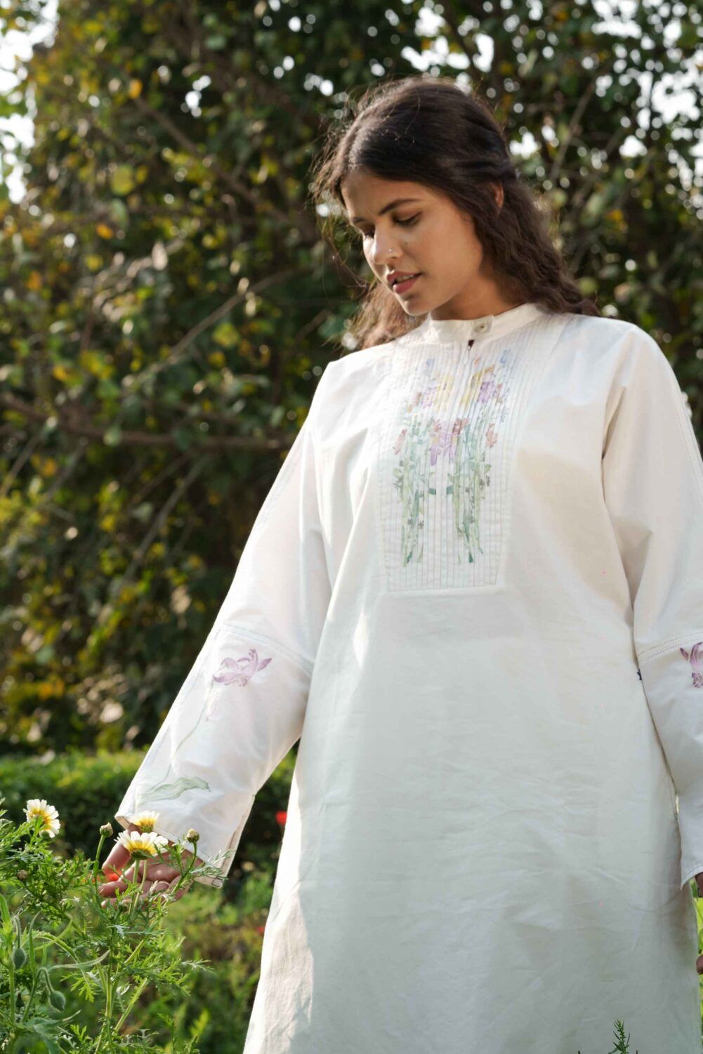Penelope Pleated Placket Kurta - image 5