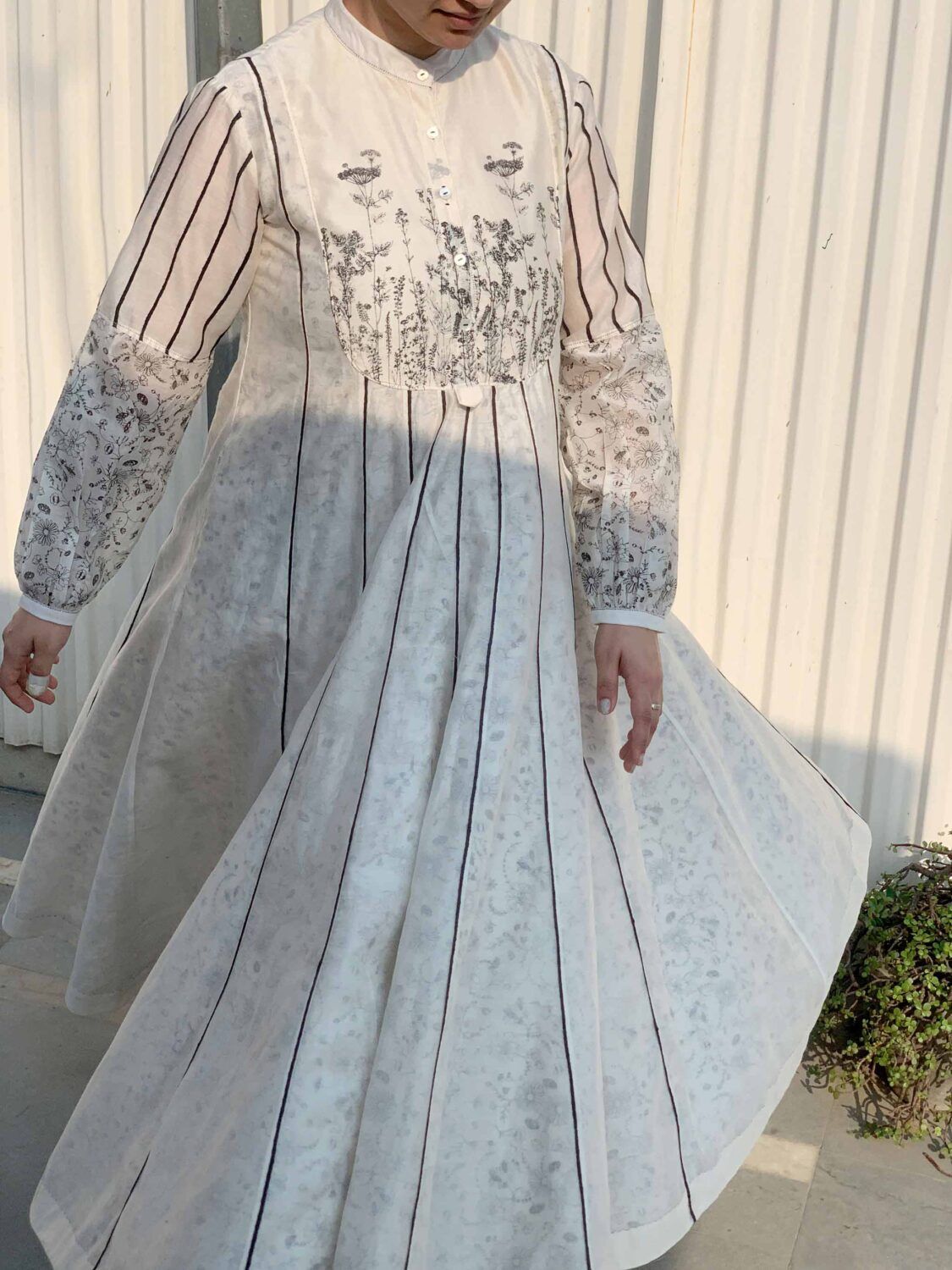 Petunia Long Panel Yoke Dress - image 1