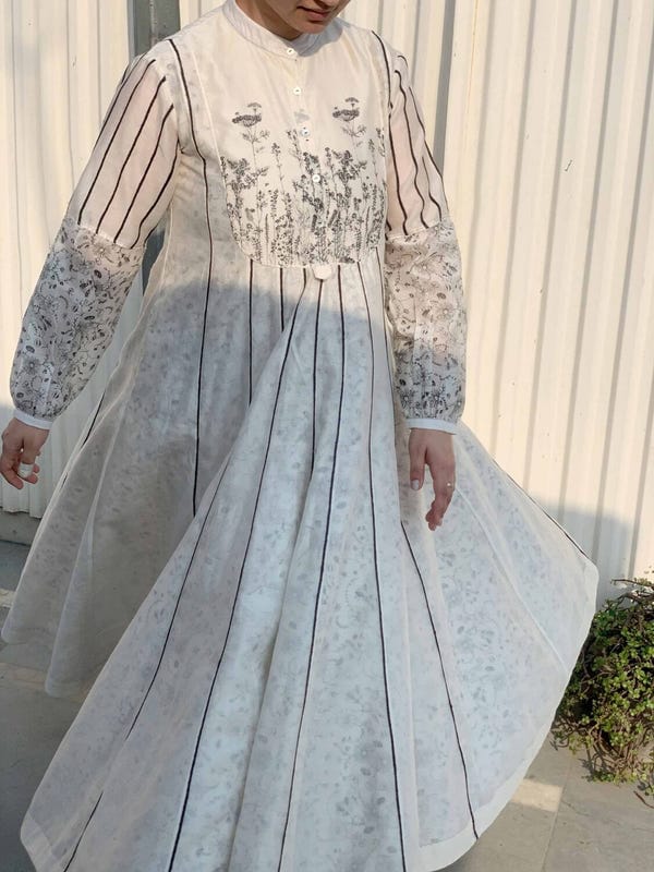 Ahmev — Petunia Long Panel Yoke Dress