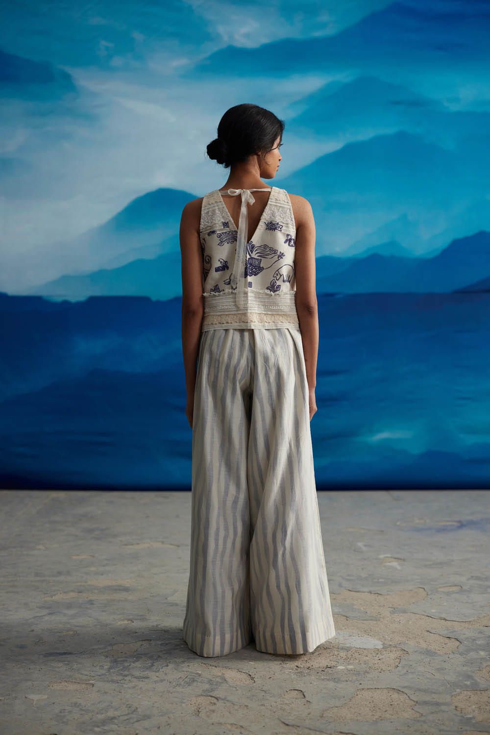 Salvia V-Neck Top - image 5