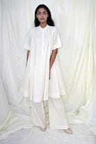 Gold Dot Panel Dress view 3