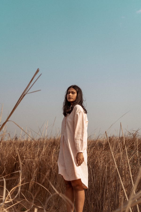 Ahmev — Placket Textured Kurta