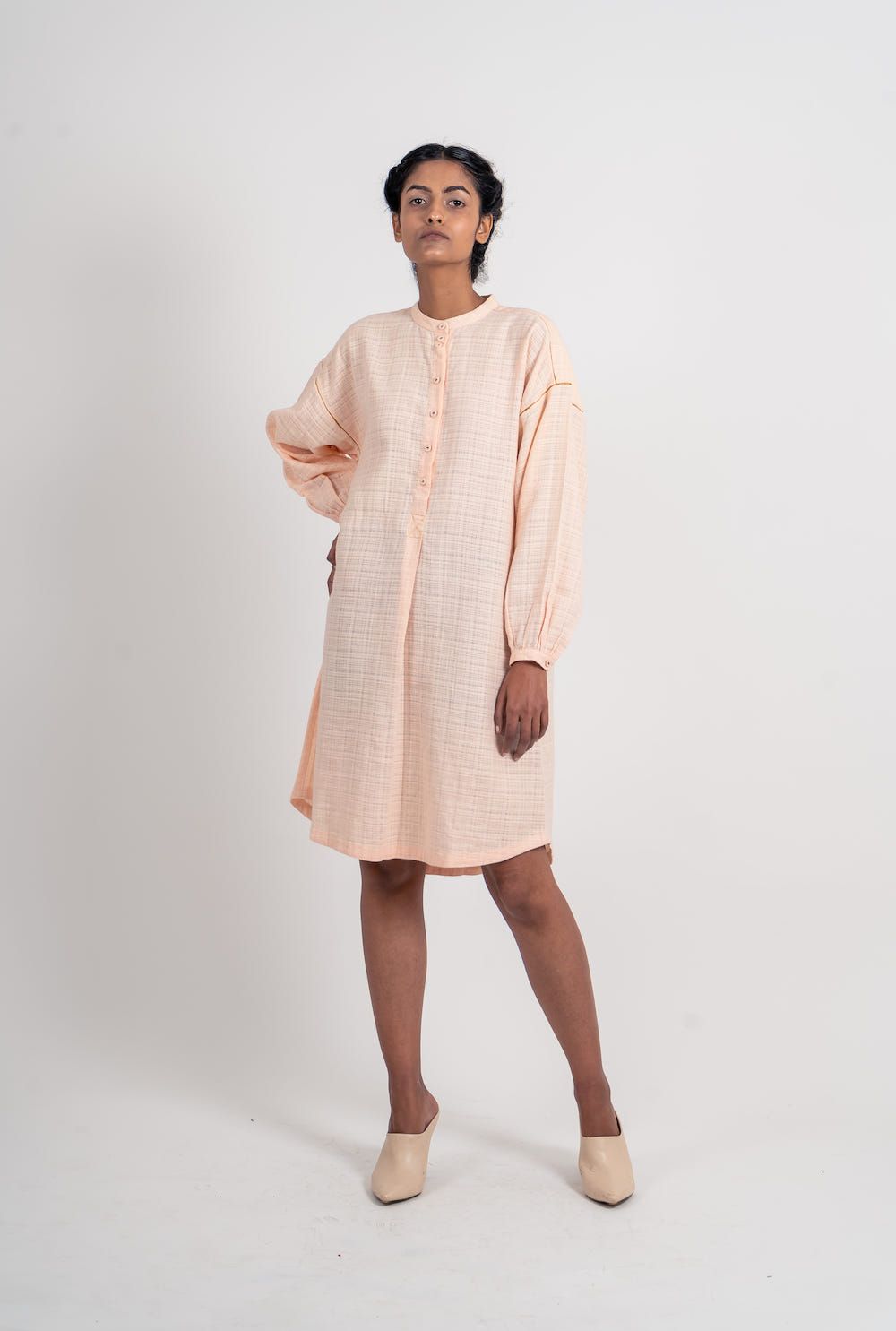 Placket Textured Kurta - image 3