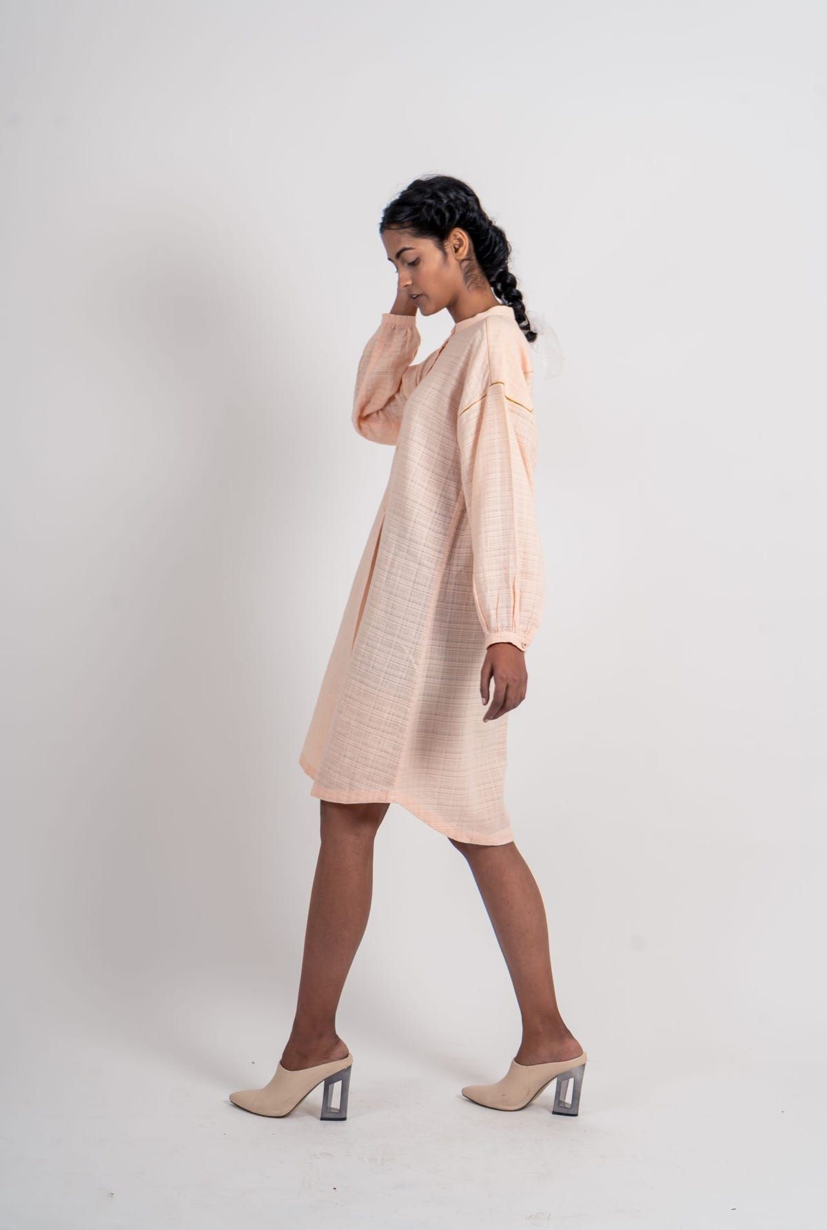 Placket Textured Kurta - image 5