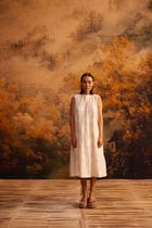Tani-Ori Applique Ruching Dress view 4