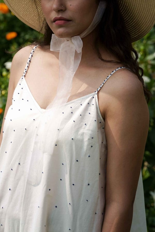 Ahmev — Lydia Noodle Strap Dress
