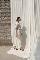 Olearia Pin Tuck Blouse view 4