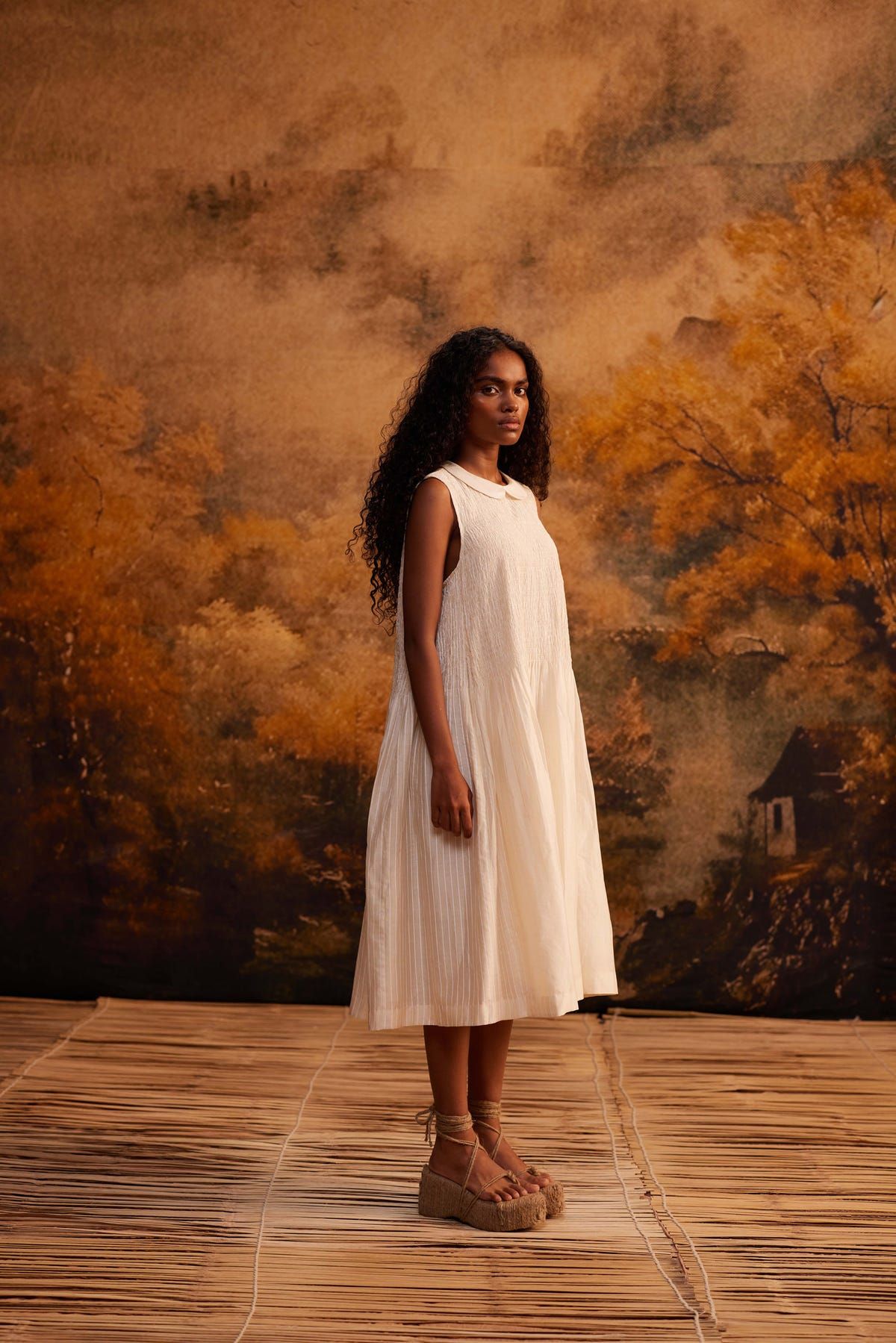 Shibui Stripe Ruching Dress - image 3