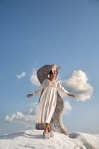 Su Mon Square Sleeve Dress view 1