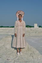 Su Mon Square Sleeve Dress view 7