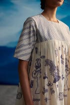Erica Quilted Yoke Dress view 6