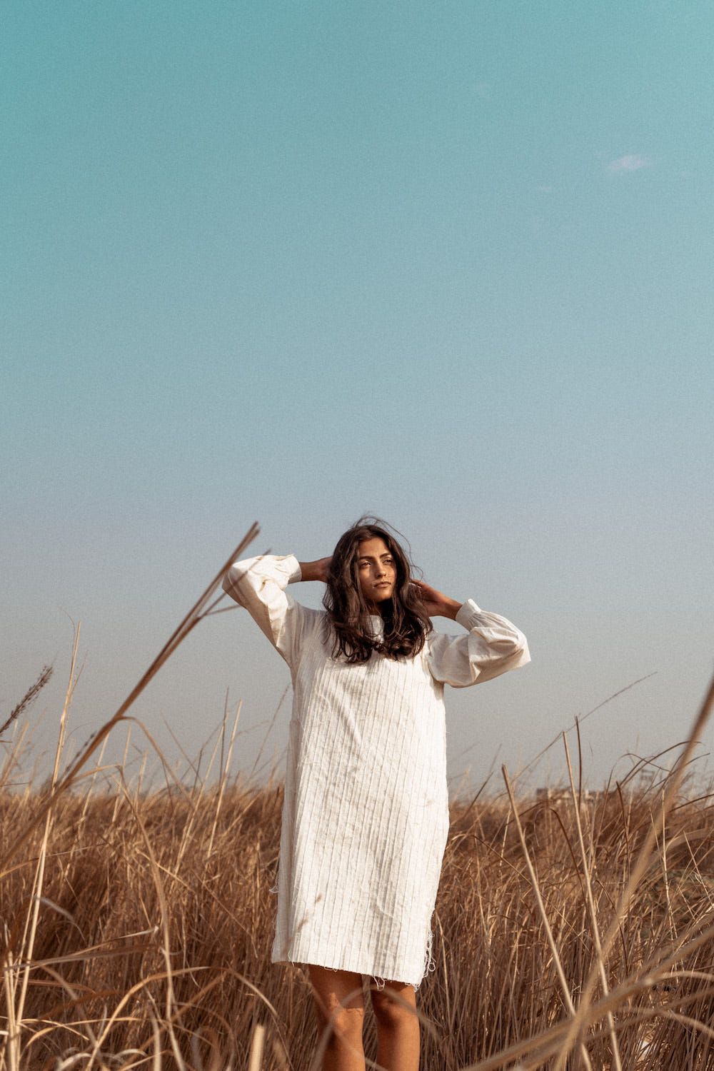 Striped Textured Dress - image 1