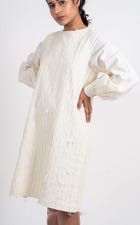 Striped Textured Dress view 4