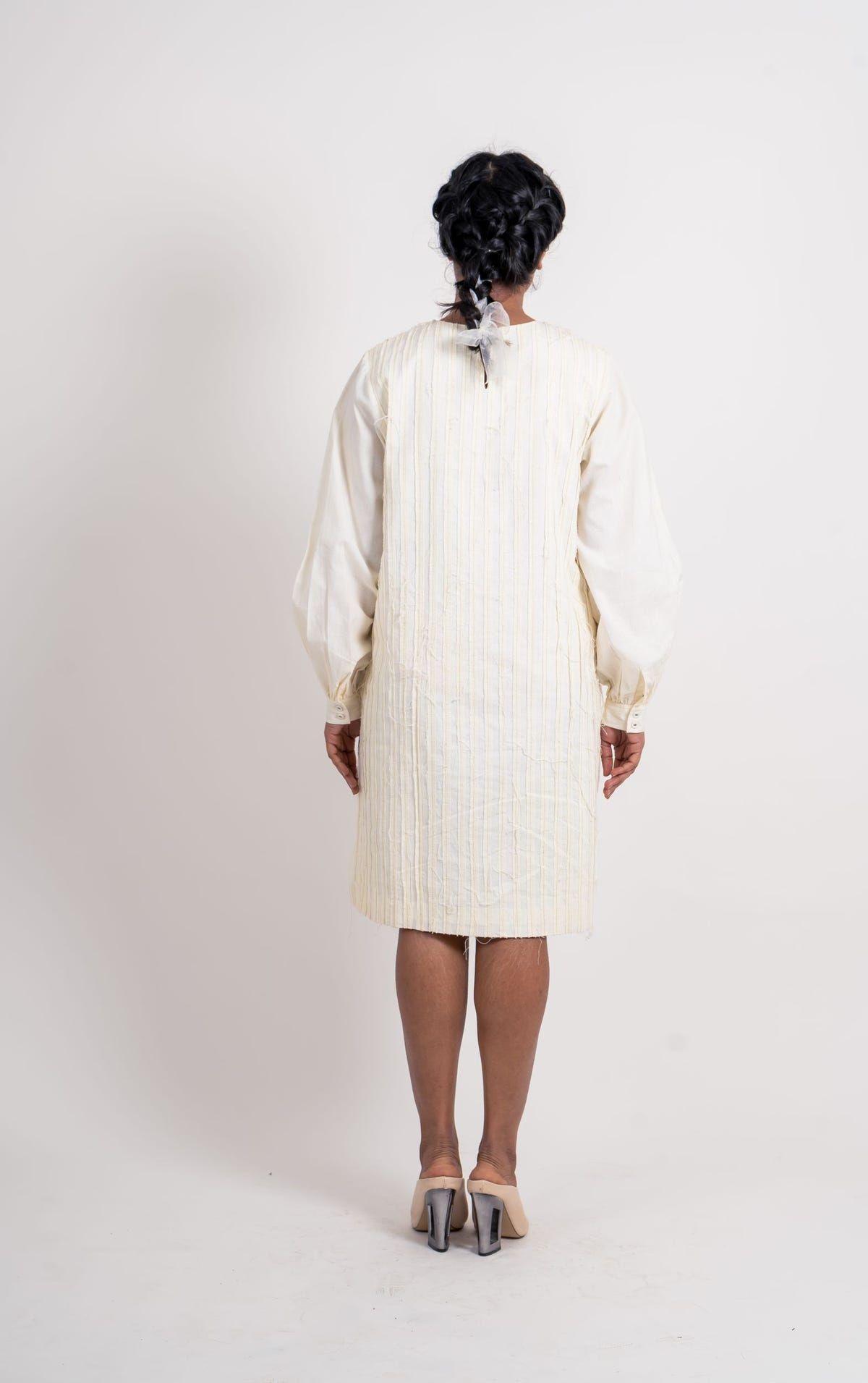 Striped Textured Dress - image 6