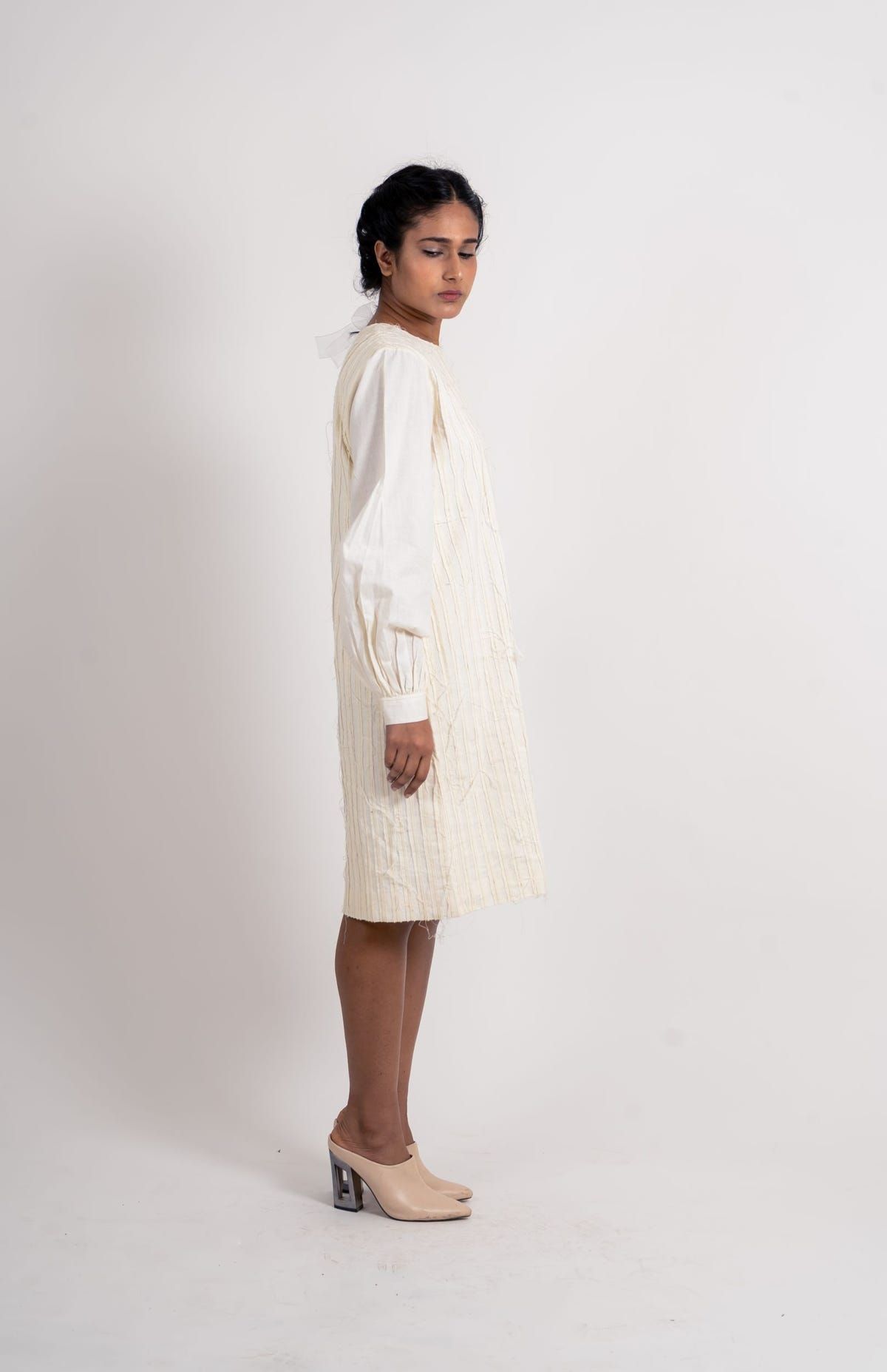 Striped Textured Dress - image 7
