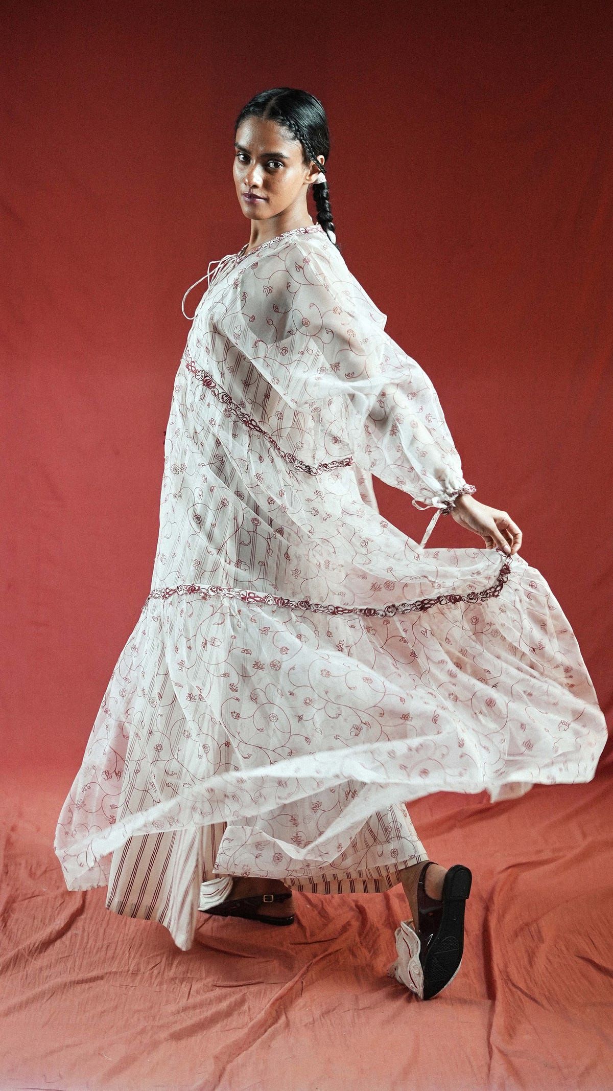 Thanaya Organza Tier Dress - image 8