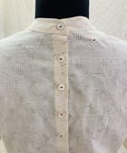 Colour Splash Back Buttoned Top view 3