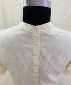 Colour Splash Back Buttoned Top view 4