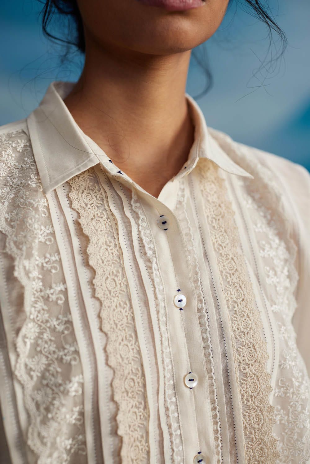 Marrila Dolman Lace Shirt - image 2