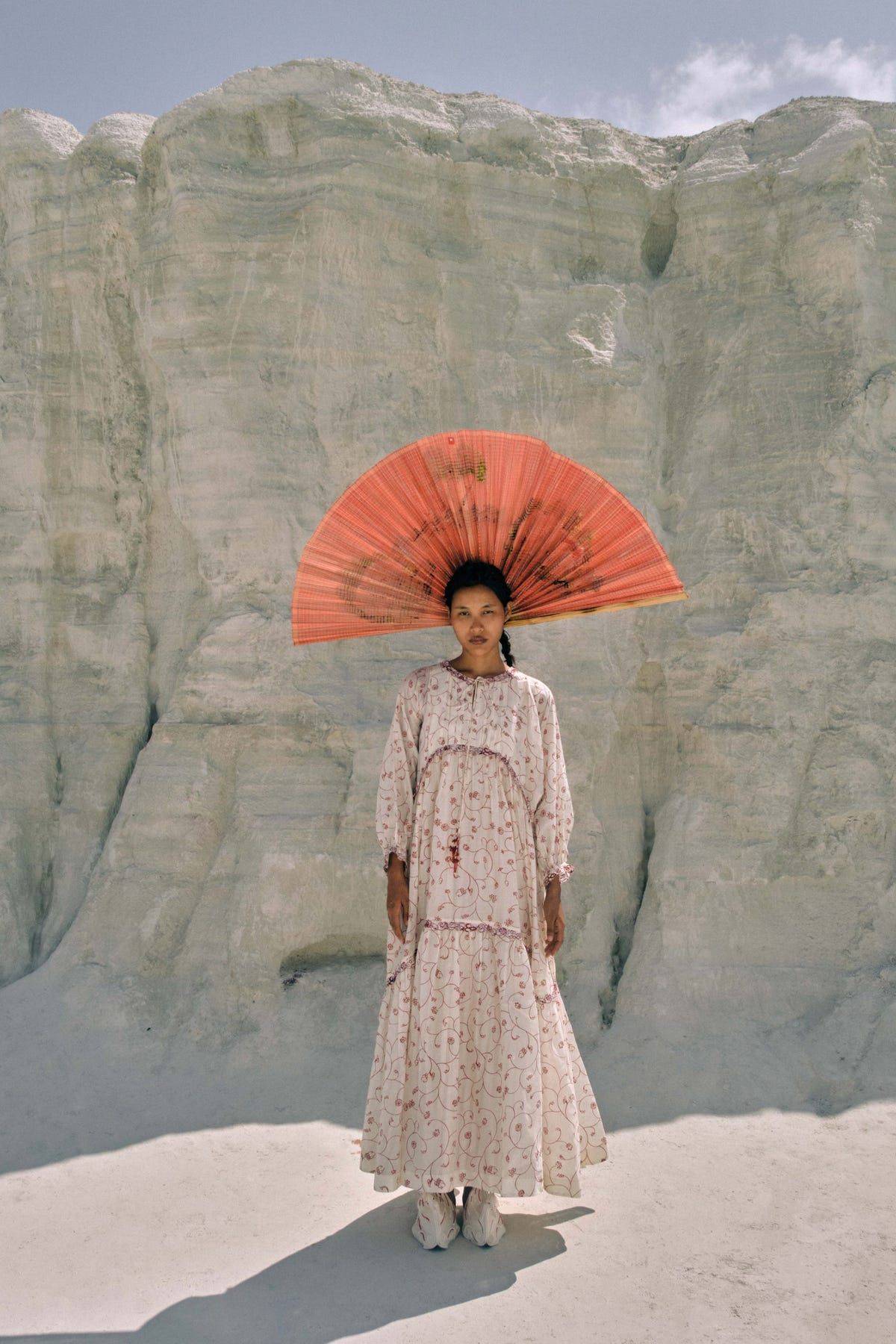 Min Maw Chanderi Tier Dress - image 1