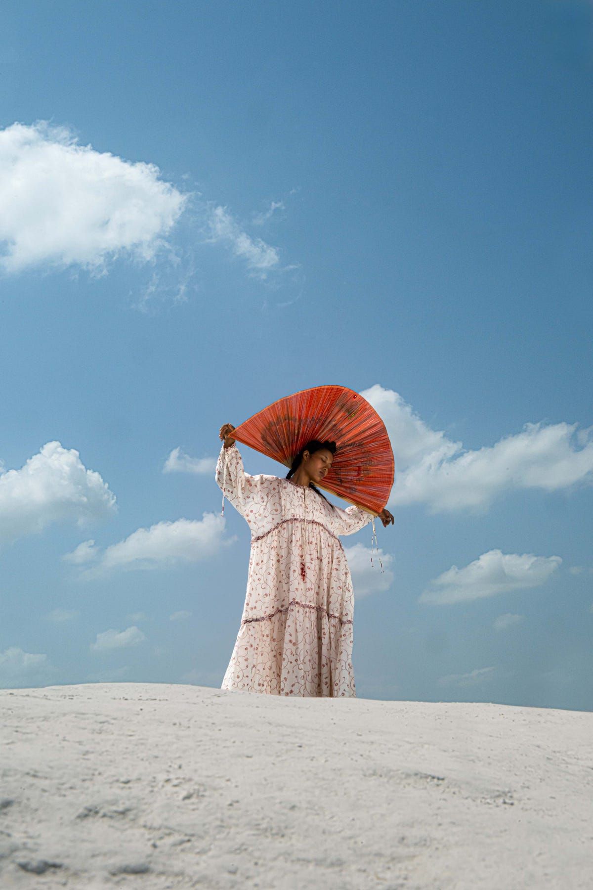 Min Maw Chanderi Tier Dress - image 3