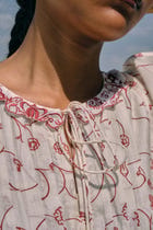 Min Maw Chanderi Tier Dress view 4