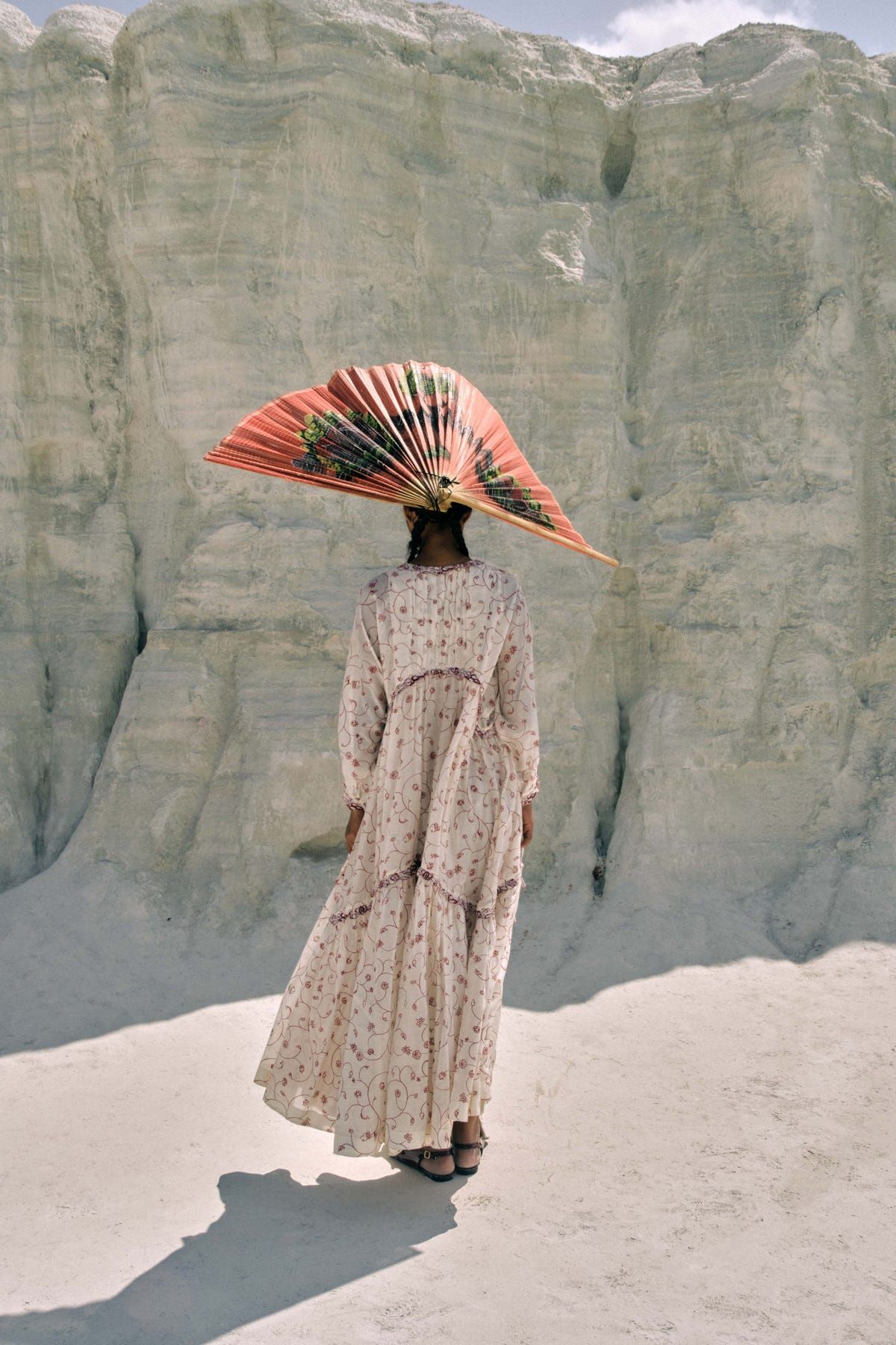 Min Maw Chanderi Tier Dress - image 5