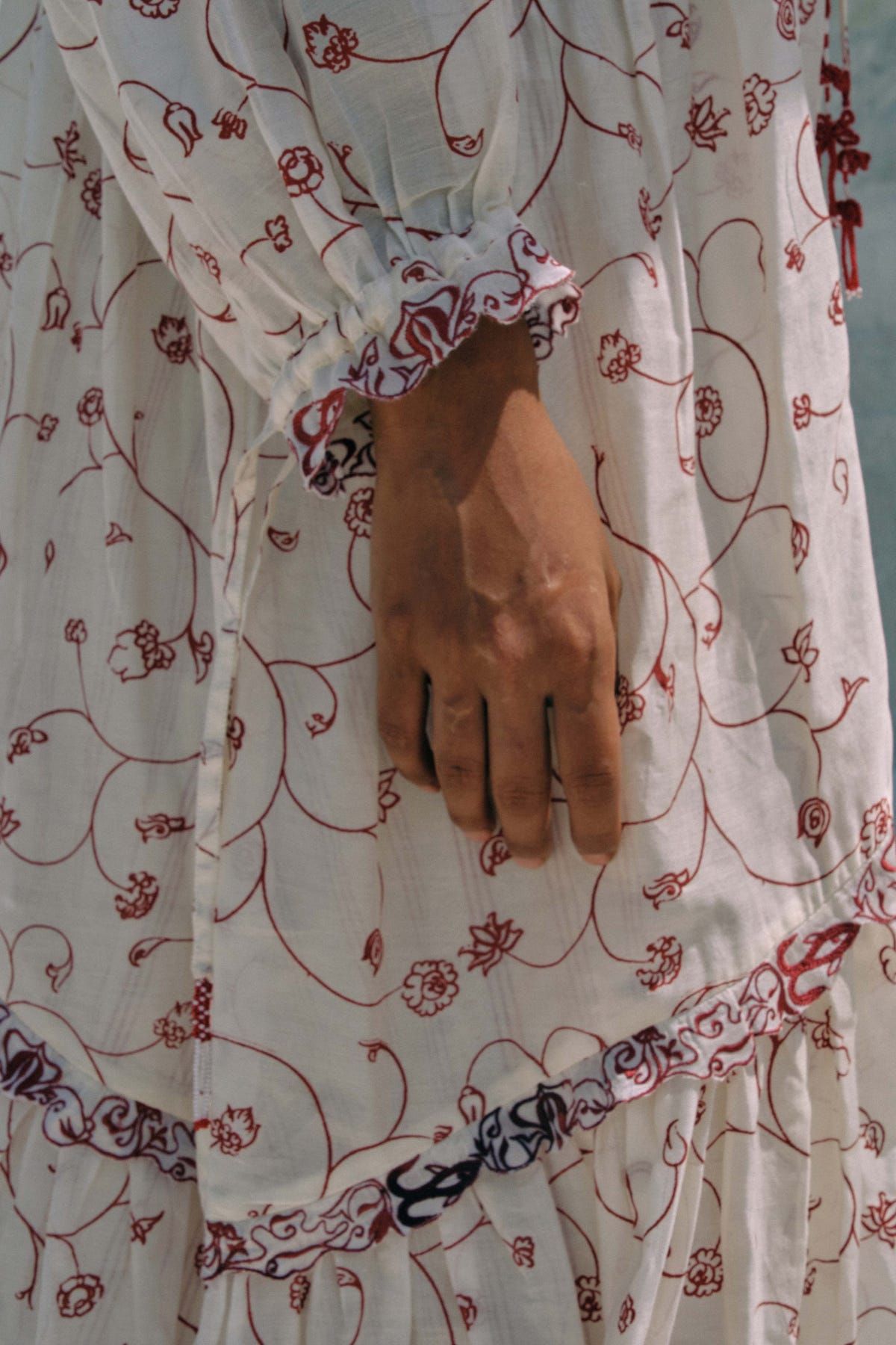 Min Maw Chanderi Tier Dress - image 8