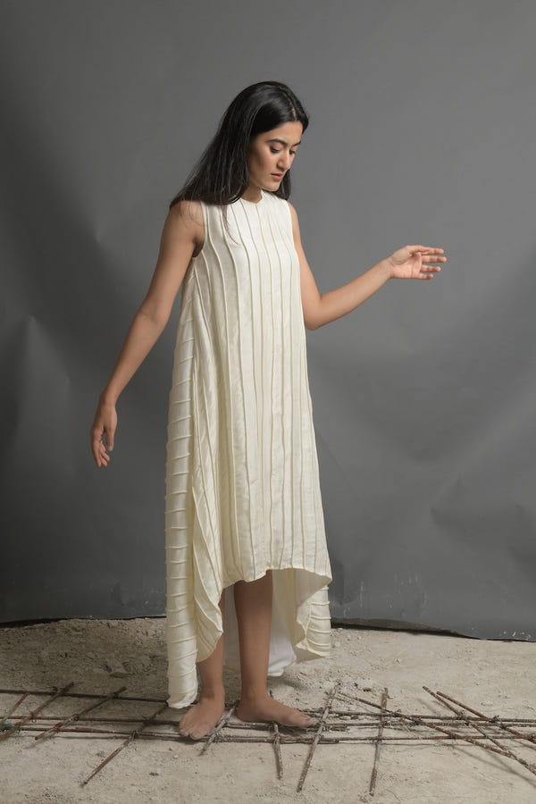 Ahmev — Captivating Corded Dress