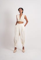 Textured Ankle Loop Pant view 1