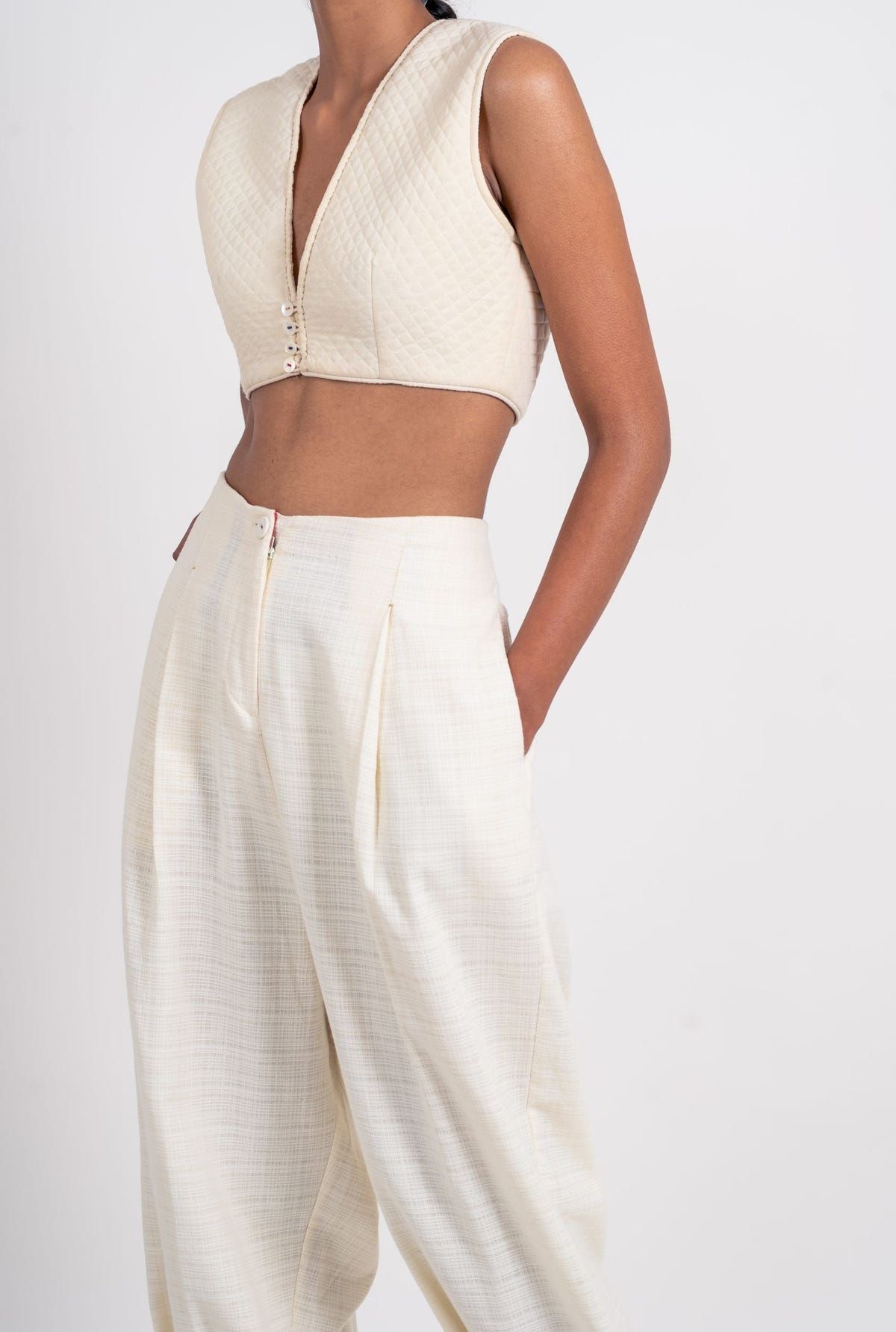 Textured Ankle Loop Pant - image 3