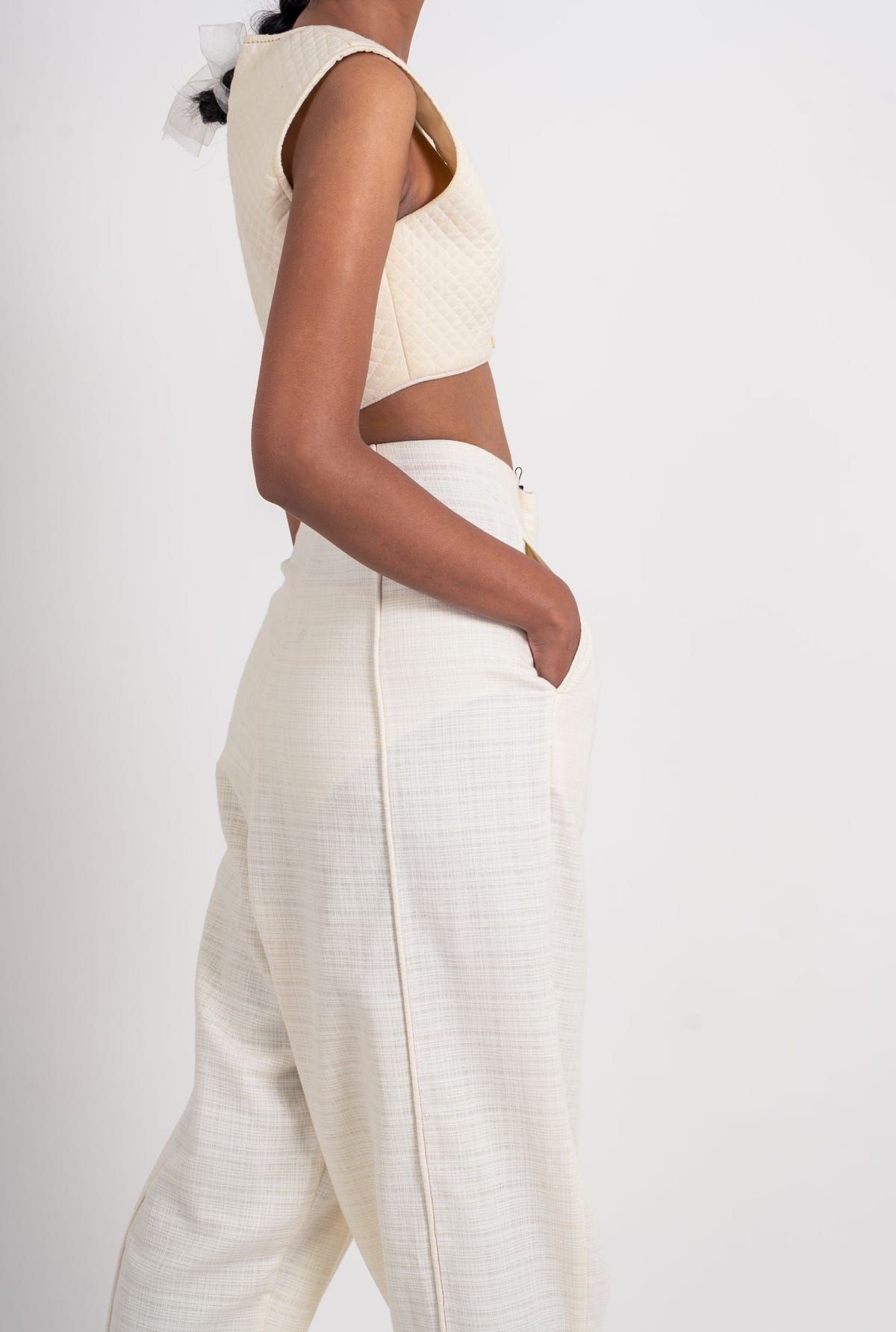 Textured Ankle Loop Pant - image 5