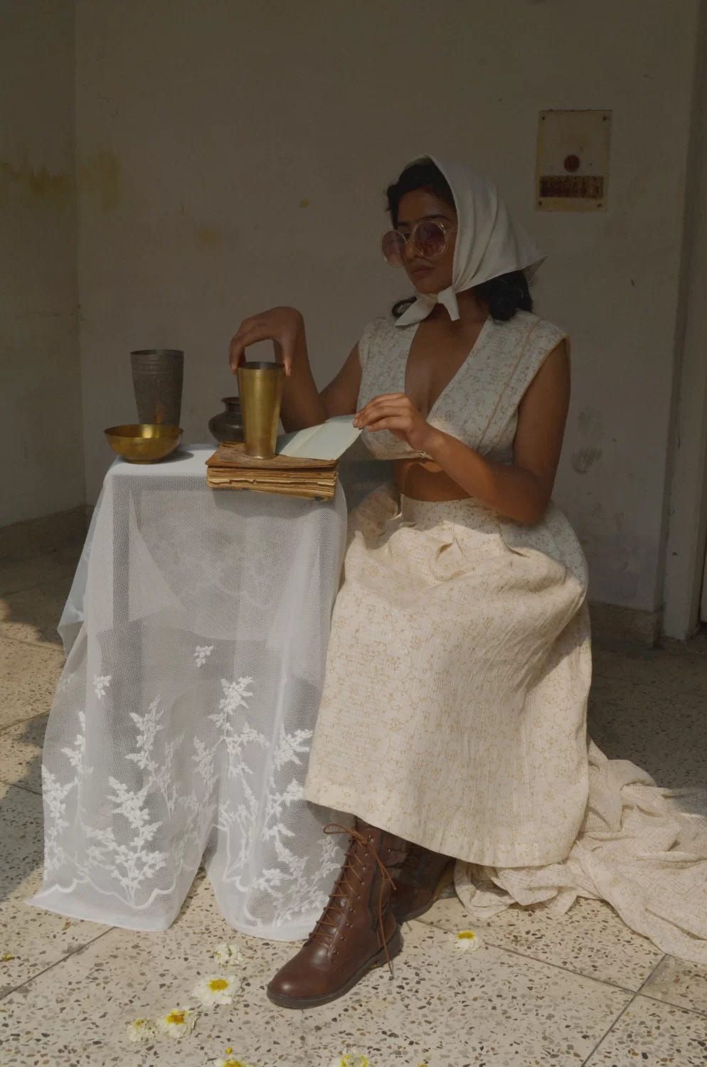 Box Pleated Skirt - image 2