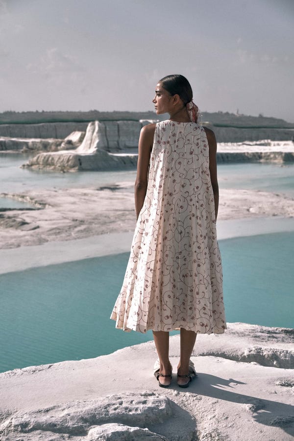 Ahmev — Yadana Halter Dress