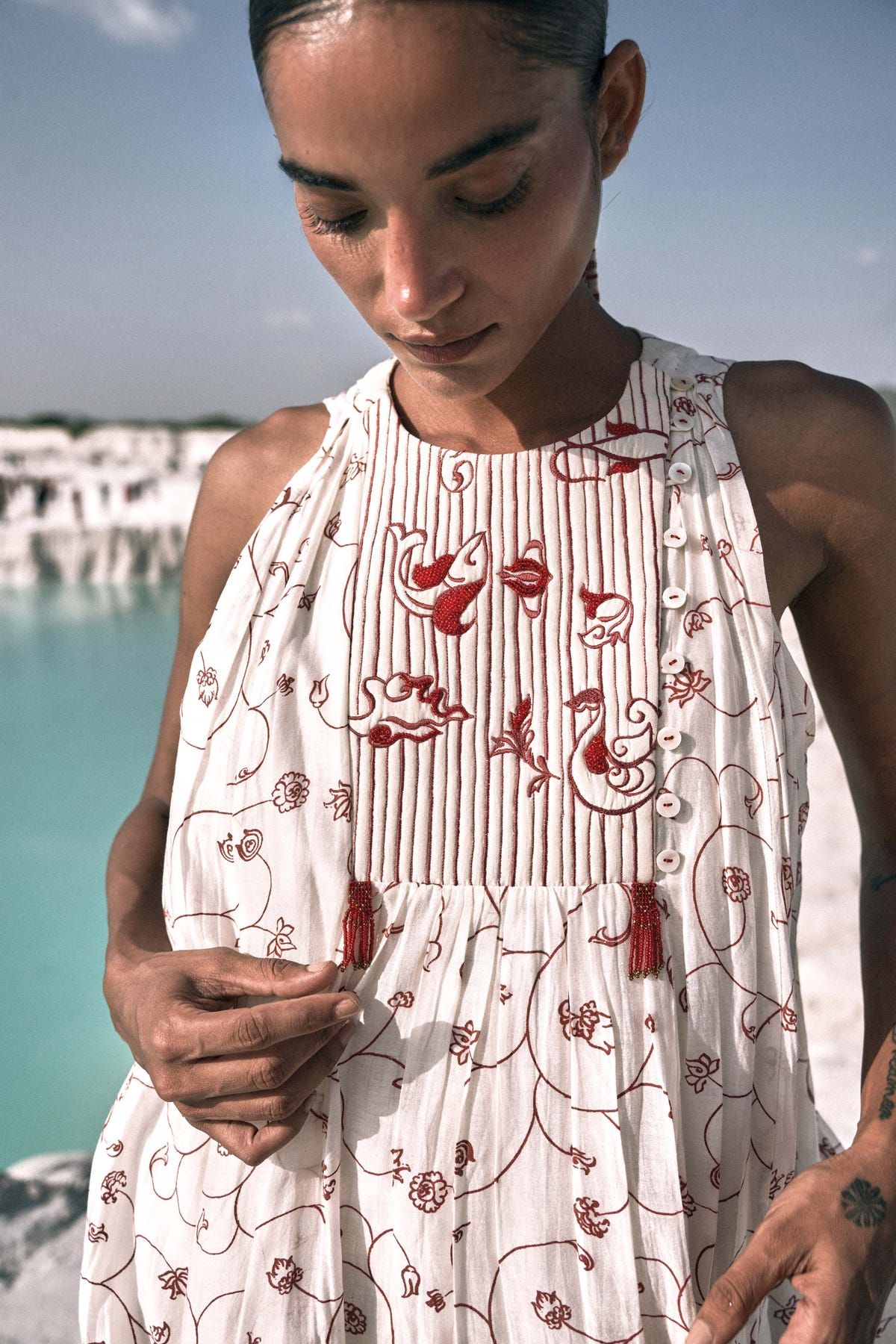 Yadana Halter Dress - image 5