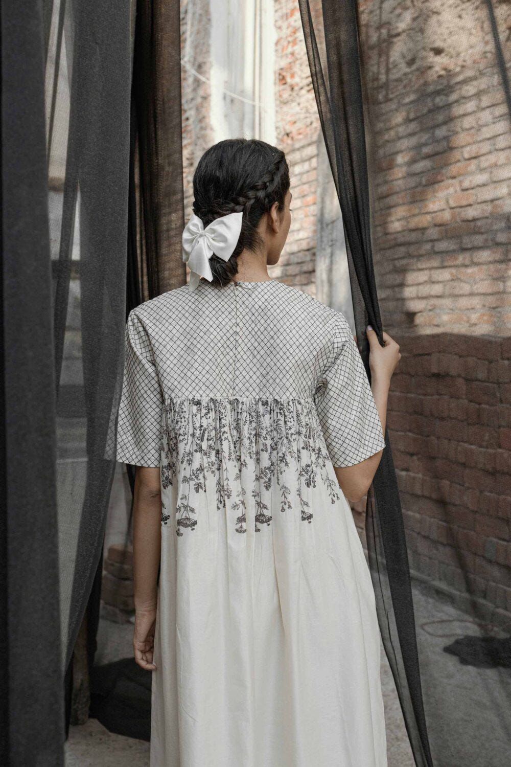 Gaia Quilted Yoke Dress - image 5