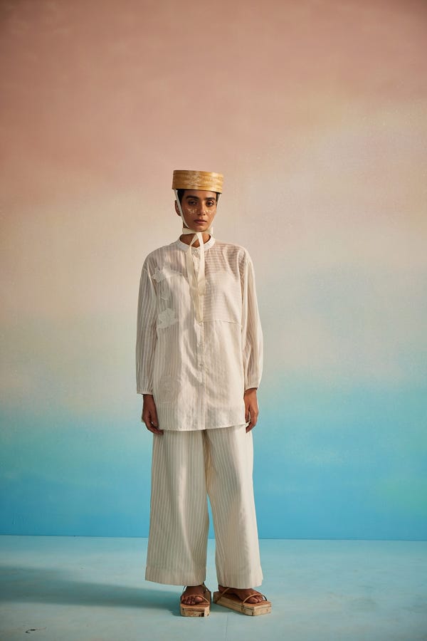 Ahmev — Akai Ito Mandarin Shirt