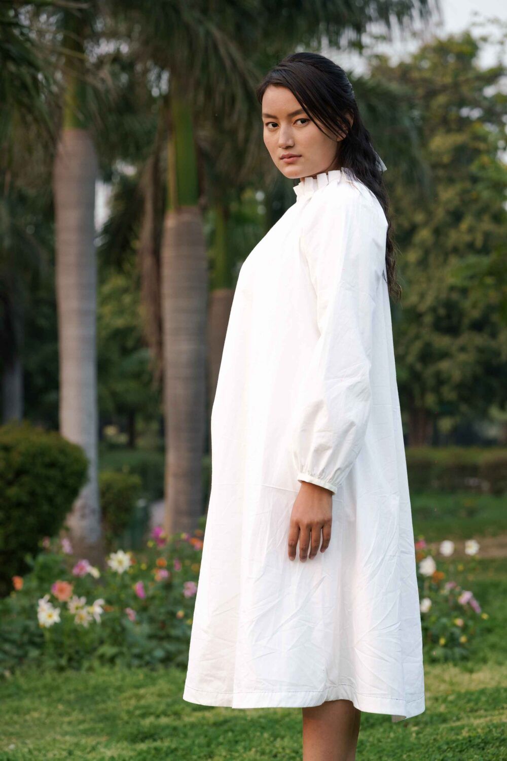 Mary High Neck Dress - image 2