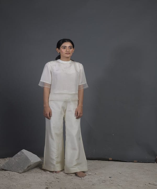 Ahmev — Grace Back Buttoned Blouse
