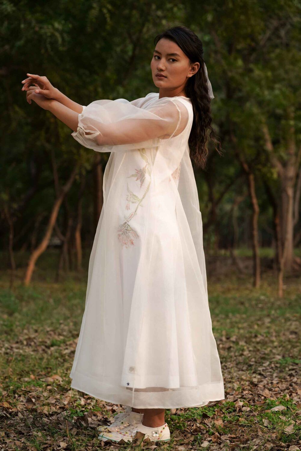 Catherine Sheer Angrakha + Hand Painted Slip - image 1