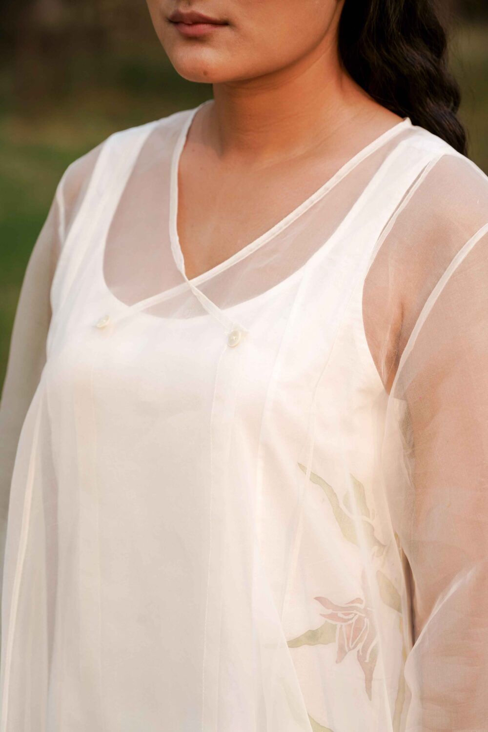 Catherine Sheer Angrakha + Hand Painted Slip - image 5